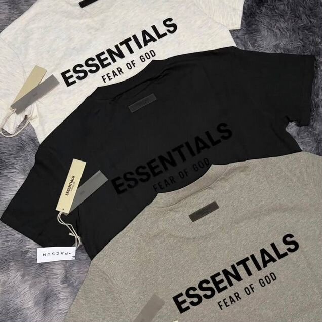 Футболка essentials fear of god 3 цвета