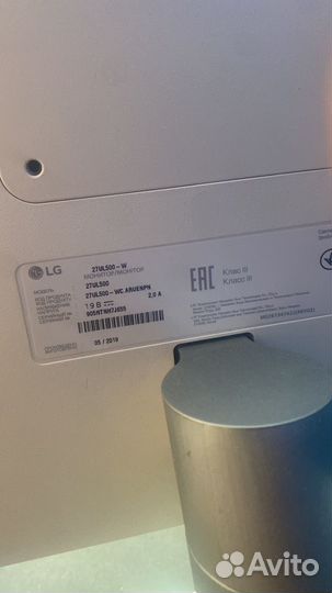 Монитор LG 27UL500-w 4k