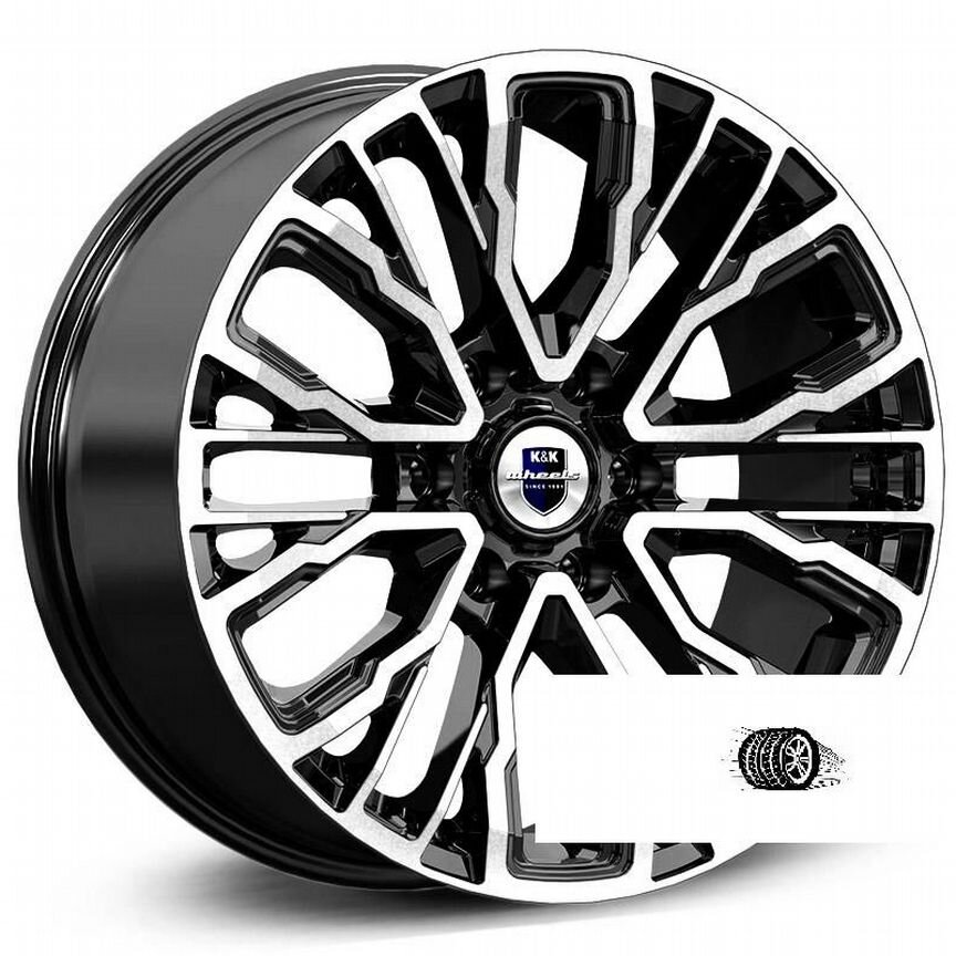 Литые диски K&K 8.5×R19 6×139.7