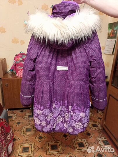 Пальто для девочки 140 зима