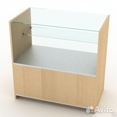 Прилавок витрина торговая с полкой