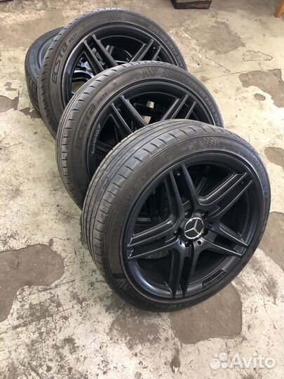 Колеса на mercedes r18 AMG C, E класс черные