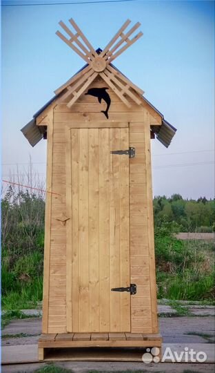 Уличный туалет с установкой SKU008