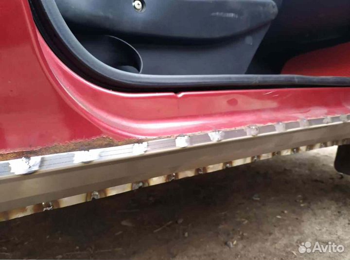 Пороги для Chevrolet Niva 1998-2020 (21236)