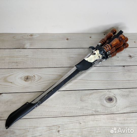 Подарочный набор шампуров в чехле, кейсе