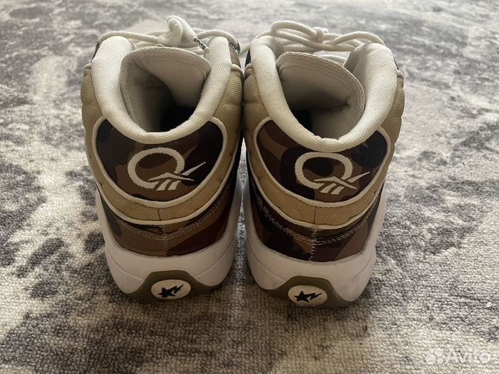 Reebok x Bape Question 1 mid Оригинал 44,5