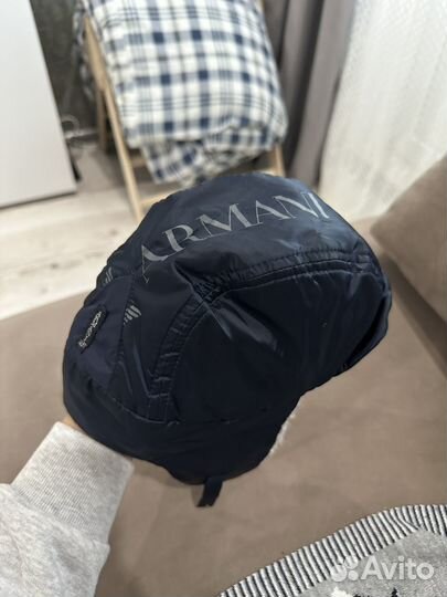 Шапка ушанка Armani