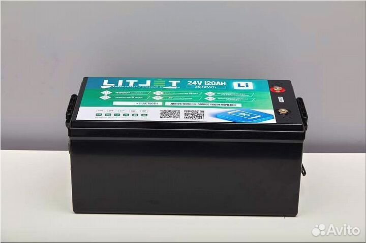 Аккумулятор тяговый 24V 120Ah 3072Wh w Bluetooth