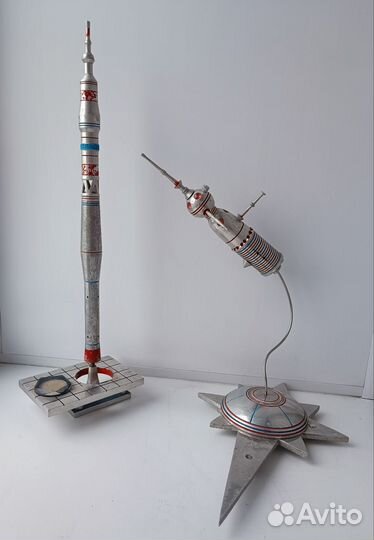 Модель спутник + ракета. СССР.космос