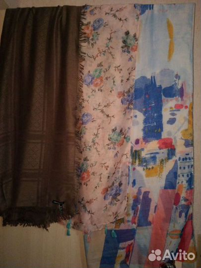 Шарфы, палантины, платки