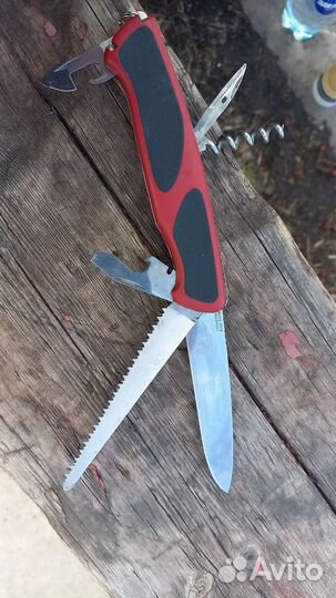 Нож складной швейцарский