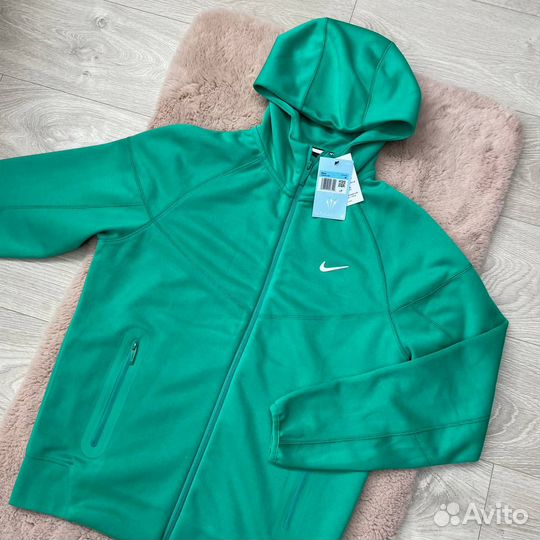 Зип худи Nocta Nike tech зелёного цвета