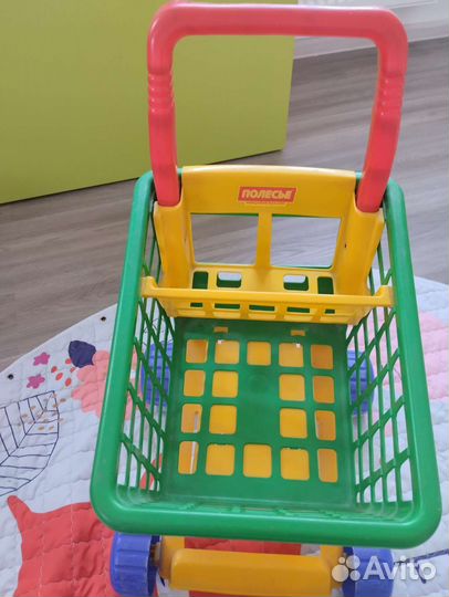 Машинка-каталка беговел тележка полесье