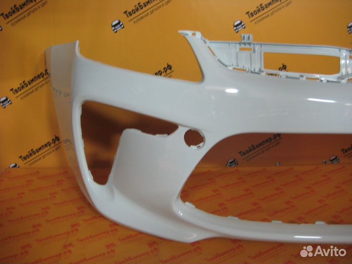 Бампер передний Kia Rio 2017 в цвет (любой) Белый