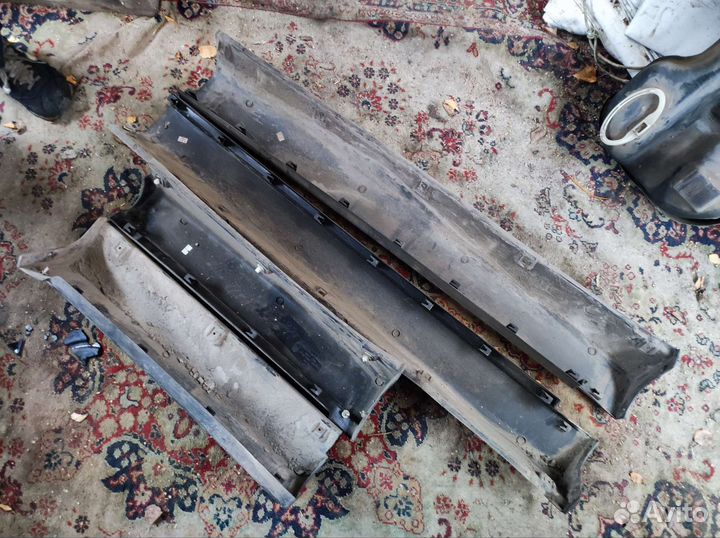 Накладки порогов комплект Ssang Yong Kyron 2