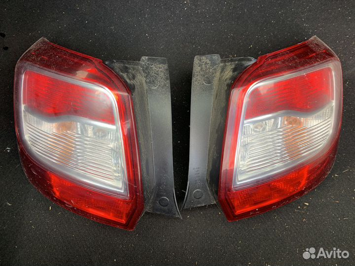 Задние фонари renault sandero 2 рестайлинг