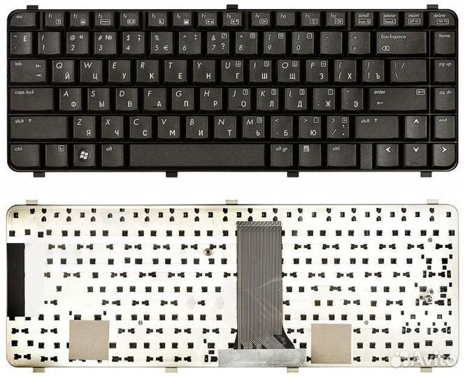Клавиатура HP Compaq 6530S 6730S 6535S черная