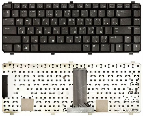 Клавиатура HP Compaq 6530S 6730S 6535S черная