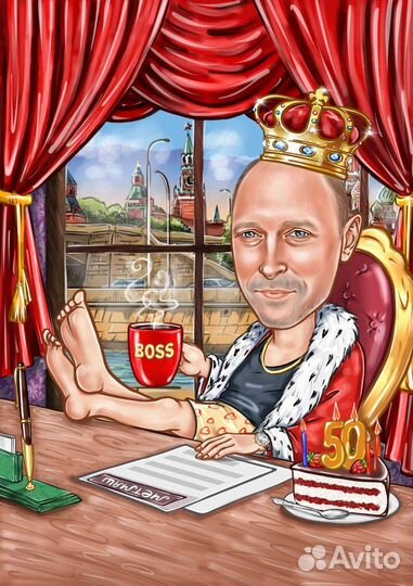 Цифровые шаржи на заказ