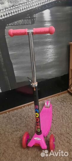 Самокат детский трехколесный бу