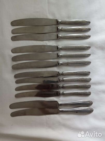 Ножи, вилки, ложки, полочки (нерж. времен СССР)