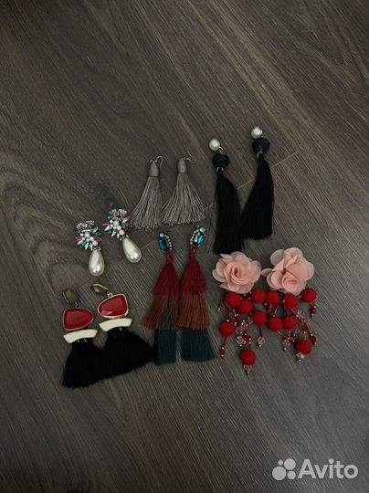 Бижутерия серьги