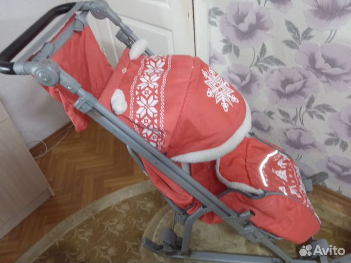 Детские санки коляска бу