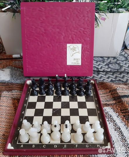 Шахматы СССР магнитные «40 лет Победы»