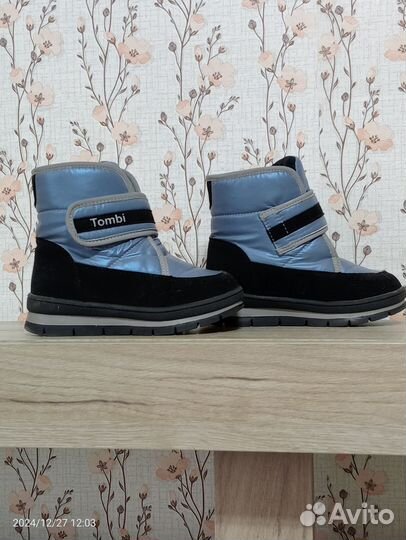 Сапожки зимние для девочки