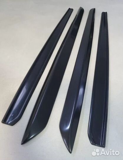 Накладки на пороги Performance x6 e71 ABS пластик