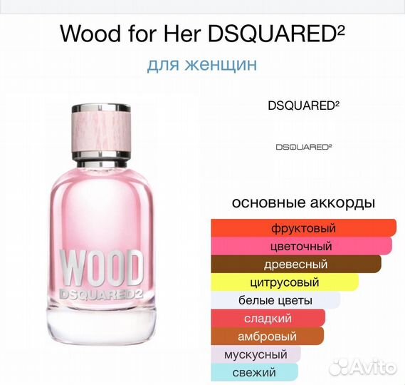 Dsquared2 wood вуд оригинал духи