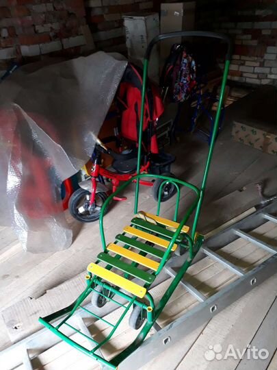 Санки с колесами