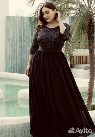 Продам шикарное платье plus size