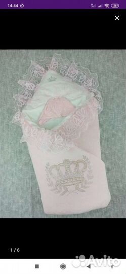 Конверт на выписку для девочки зима