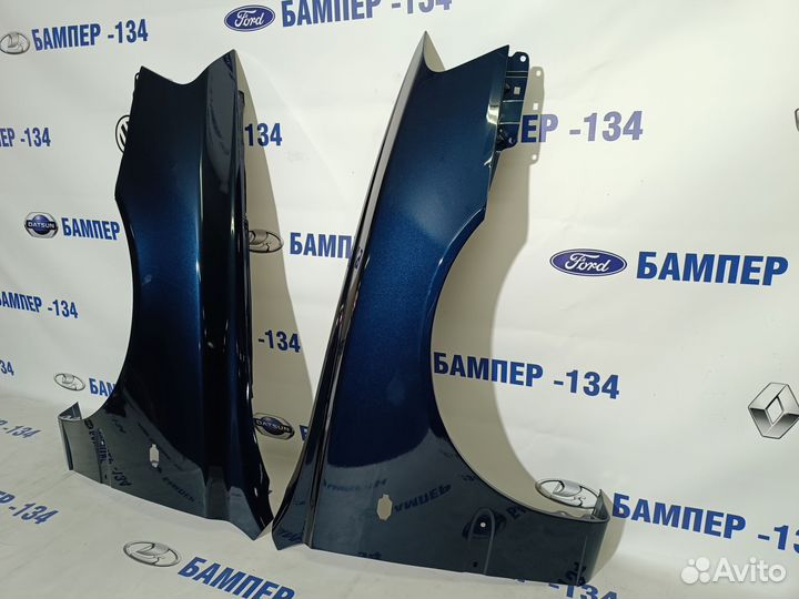 Крыло (комплект) hyundai accent синий B04