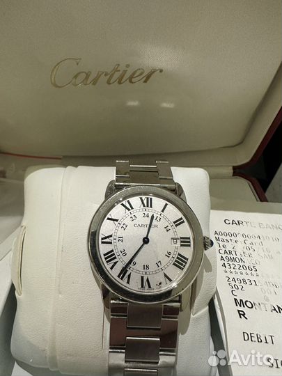Часы cartier