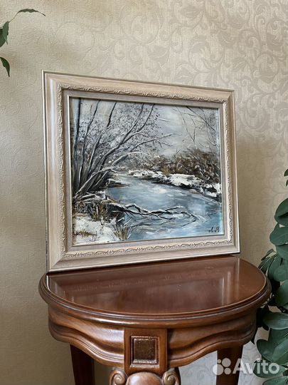 Картины маслом зимние пейзажи