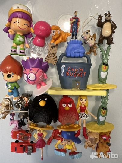 Игрушки Киндер, Макдональдс и тд