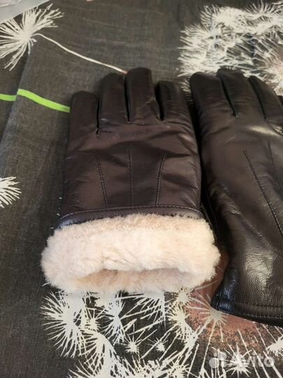 Перчатки меховые мужские