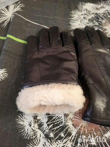 Перчатки меховые мужские