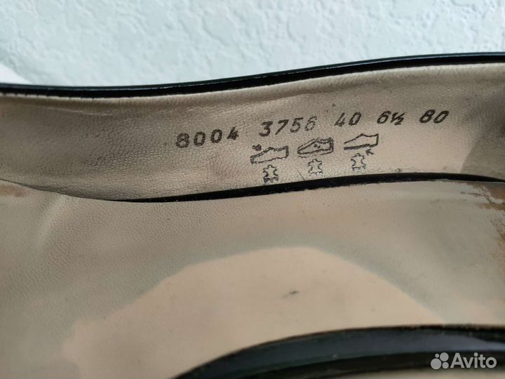 Туфли черные Hogl 40 размер