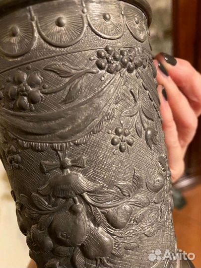 Оловянная кружка. Италия. Винтаж