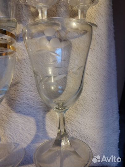 Бокалы фужеры рюмки СССР