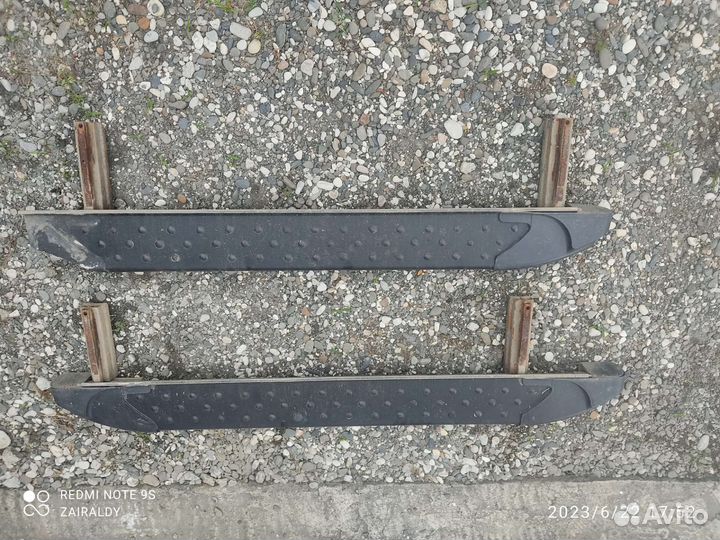 2 подножки на ниву и защита на ниву