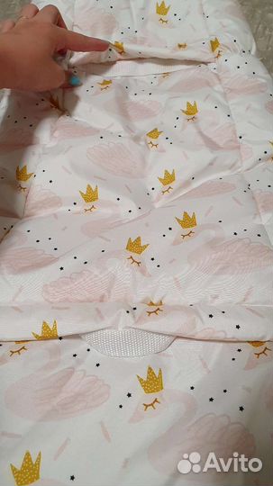 Конверт меховой зимний на выписку