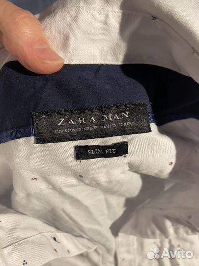 Мужская рубашка Zara Man Slim Fit Турция