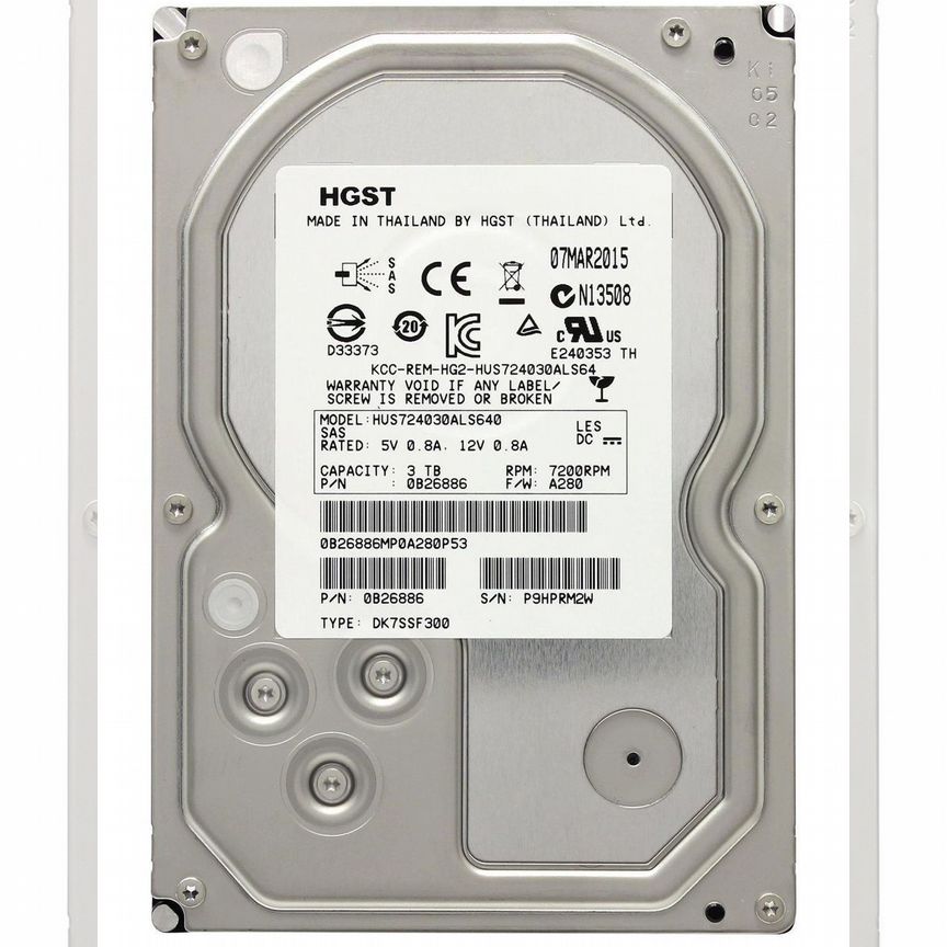 [HUS724030ALS640] Жесткий Диск Hitachi 3tb Sas 3.5 Hus724030als640