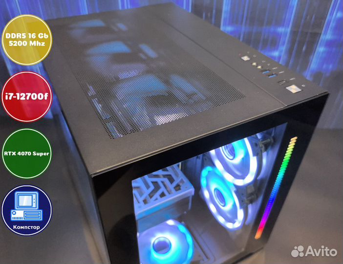 Системный блок i7-RTX4070SUP-16DDR5-GFL5714290-B760