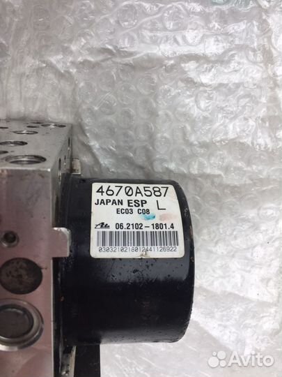 Блок ABS Mitsubishi ASX 4670A587