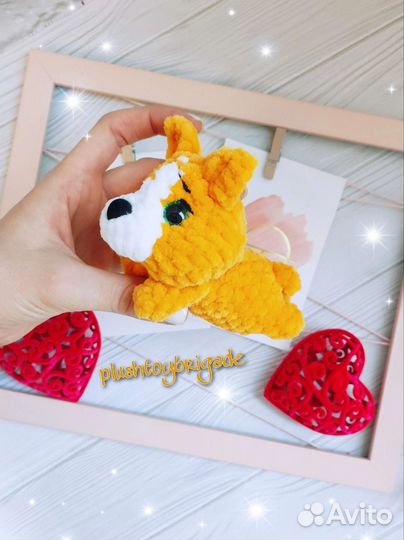 Плюшевый корги (на заказ)